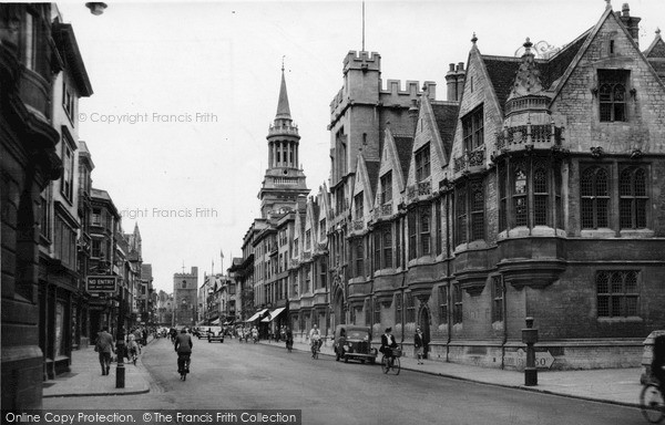 Photo of Oxford, High Street c.1950