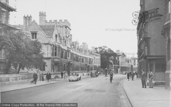 Photo of Oxford, High Street c.1955