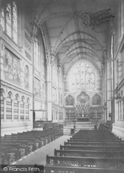Keble Chapel Interior 1890, Oxford