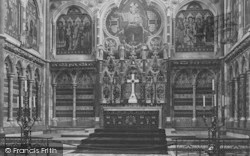 Keble College Chapel Altar 1890, Oxford