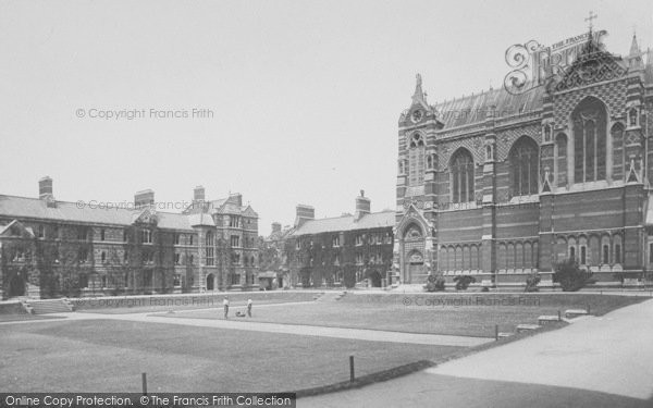 Photo of Oxford, Keble College Chapel And Quad 1922