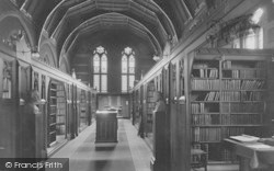 Keble College Library Interior 1912, Oxford