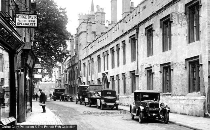 Photo of Oxford, Lincoln College 1927