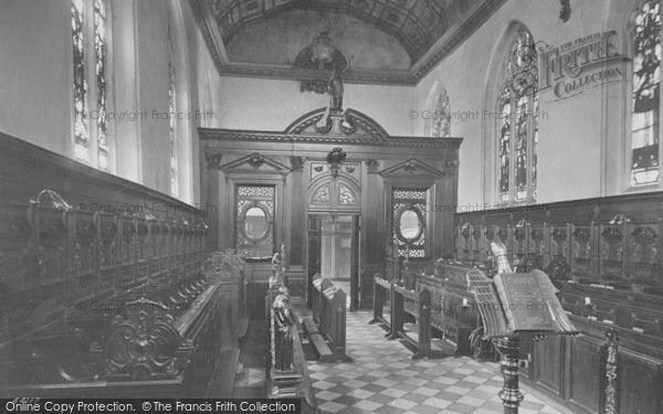 Photo of Oxford, Lincoln College Chapel 1912