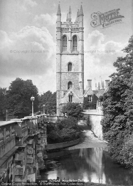 Photo of Oxford, Magdalen College 1890