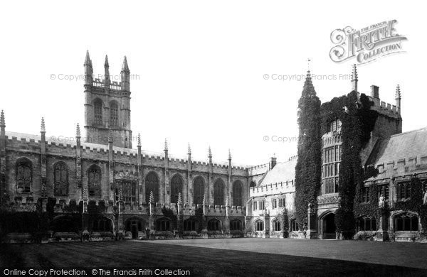 Photo of Oxford, Magdalen College 1890