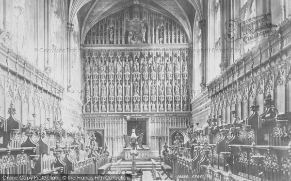 Photo of Oxford, Magdalen College Chapel 1890