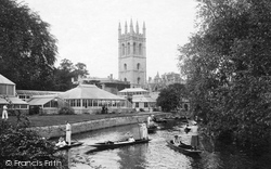 Magdalen College From The River Cherwell 1922, Oxford