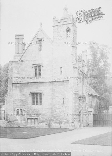 Photo of Oxford, Magdalen College, Old Grammar School 1890