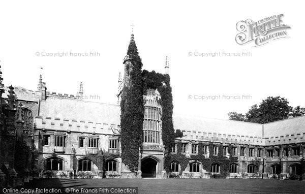 Photo of Oxford, Magdalen College, Quadrangle 1890