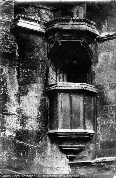 Photo of Oxford, Magdalen College, Stone Pulpit 1897