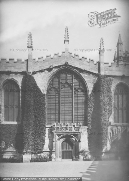 Photo of Oxford, Magdalen College, West Front 1890
