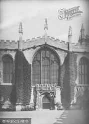 Magdalen College, West Front 1890, Oxford