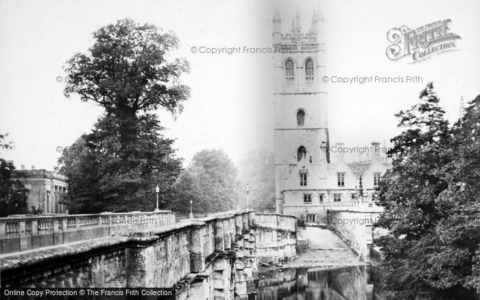 Photo of Oxford, Magdalen Tower c.1865