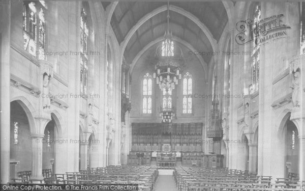 Photo of Oxford, Mansfield College, Chapel 1926
