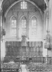 Mansfield College Chapel Interior 1895, Oxford