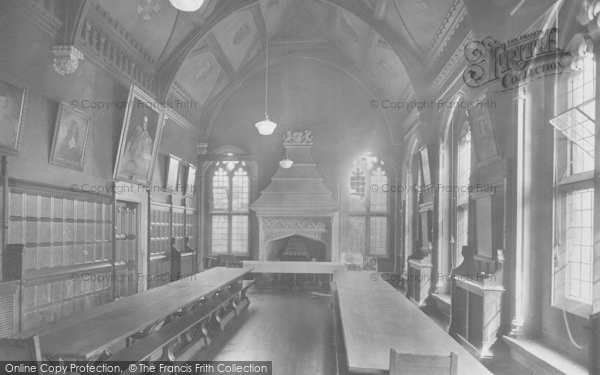 Photo of Oxford, Mansfield College, Dining Room 1926