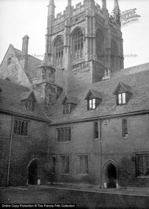 Photo of Oxford, Merton College c.1955