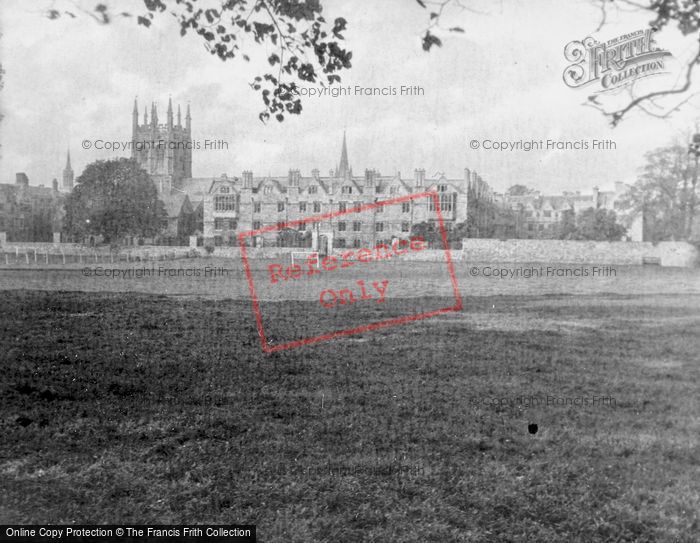 Photo of Oxford, Merton College c.1955
