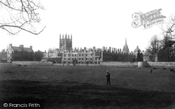 Merton College From Meadow 1912, Oxford