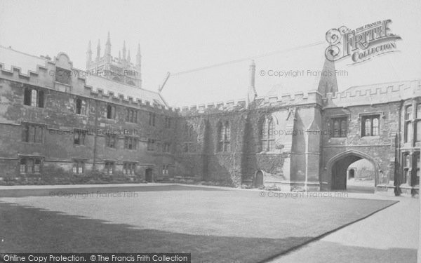 Photo of Oxford, Merton College, Inner Quadrangle 1890