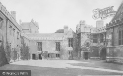 Merton College Quad 1890, Oxford