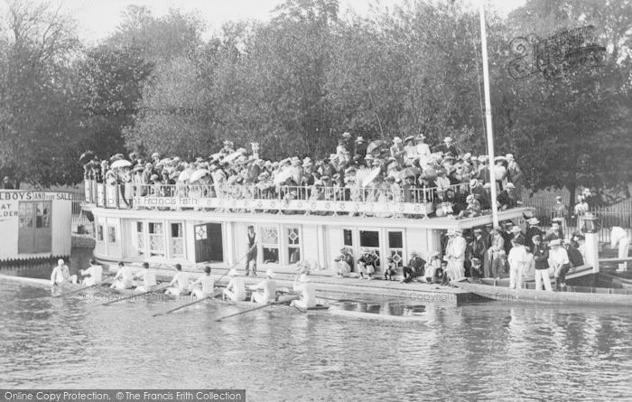 Photo of Oxford, New College Barge c.1910