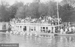 New College Barge c.1910, Oxford