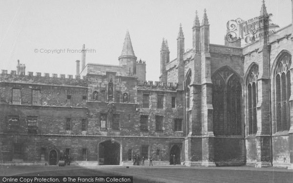 Photo of Oxford, New College Chapel 1890