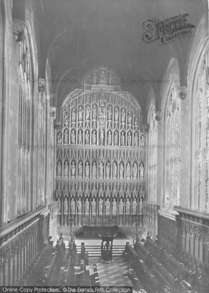 Photo of Oxford, New College Chapel Interior 1893