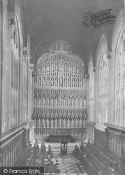 New College Chapel Interior 1893, Oxford