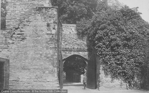 Photo of Oxford, New College Gateway 1890