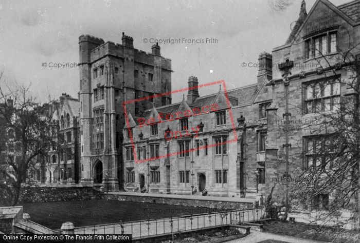Photo of Oxford, New College, Robinson Tower 1912