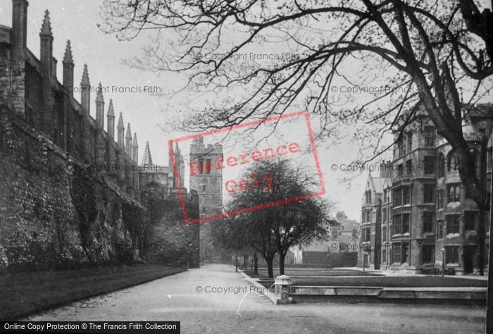 Photo of Oxford, New College, The City Walls 1912