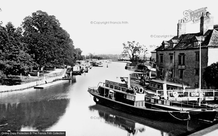Oxford, on the River from Folly Bridge 1890