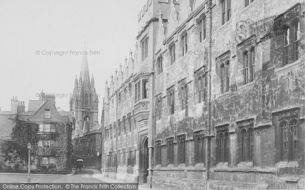 Photo of Oxford, Oriel College 1890