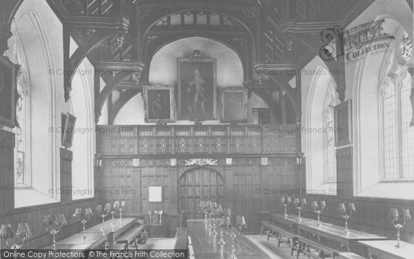 Photo of Oxford, Oriel College, Dining Hall 1912