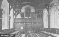 Oriel College, Dining Hall 1912, Oxford