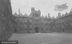 Oriel College Front Quad 1912, Oxford