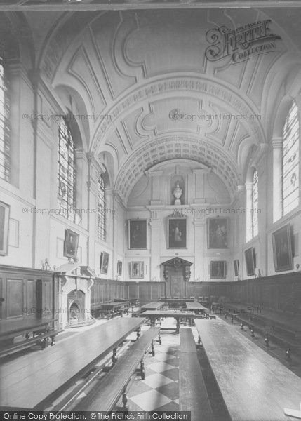 Photo of Oxford, Queen's College, Dining Hall 1927