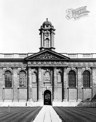 Queen's College, Front Quadrangle 1890, Oxford