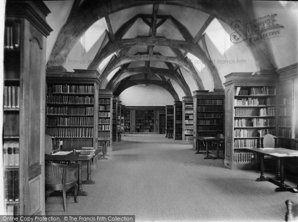 Photo of Oxford, Rhodes House, The Library 1930