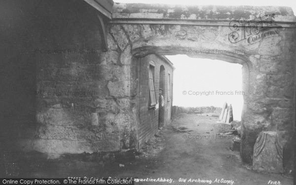 Photo of Oxford, Ruins Of Augustine Abbey, Old Archway At Osney 1907