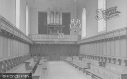 Somerville College Chapel Interior 1937, Oxford