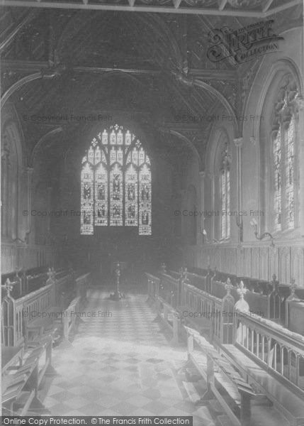 Photo of Oxford, St John's College Chapel 1912