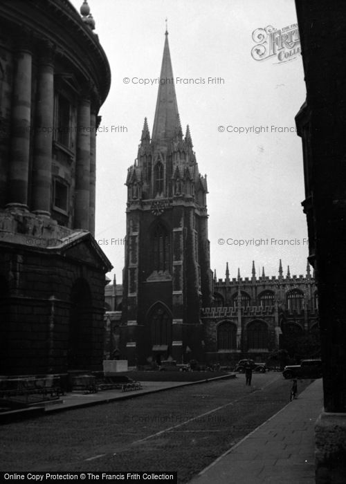 Photo of Oxford, St Mary's Church c.1955