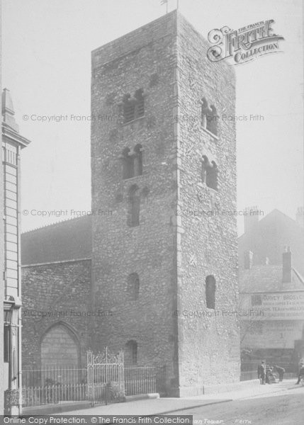 Photo of Oxford, St Michael's Church, Old Norman Tower 1907