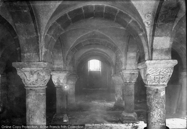 Photo of Oxford, St Peter's In The East Church Crypt 1907
