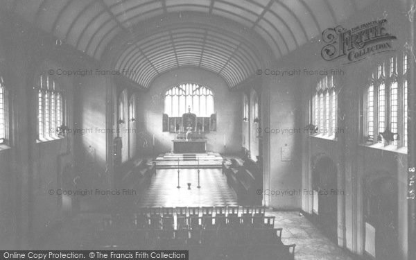 Photo of Oxford, The Chapel, Blackfriars 1933