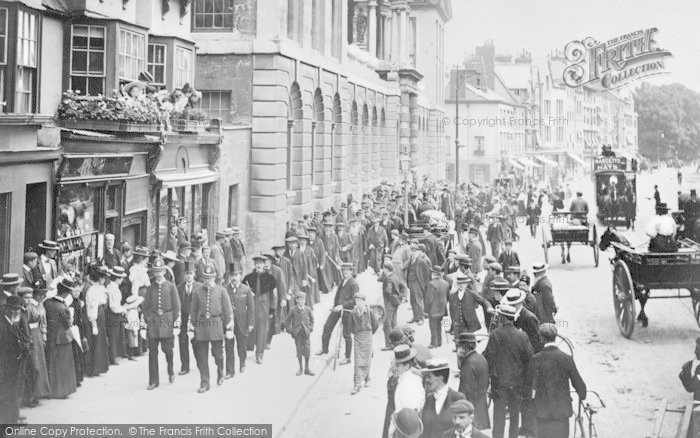 Photo of Oxford, The Encaenia Procession c.1900